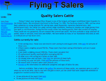 Tablet Screenshot of flyingtsalers.com